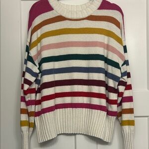 GAP Women's Colorful Striped Sweater